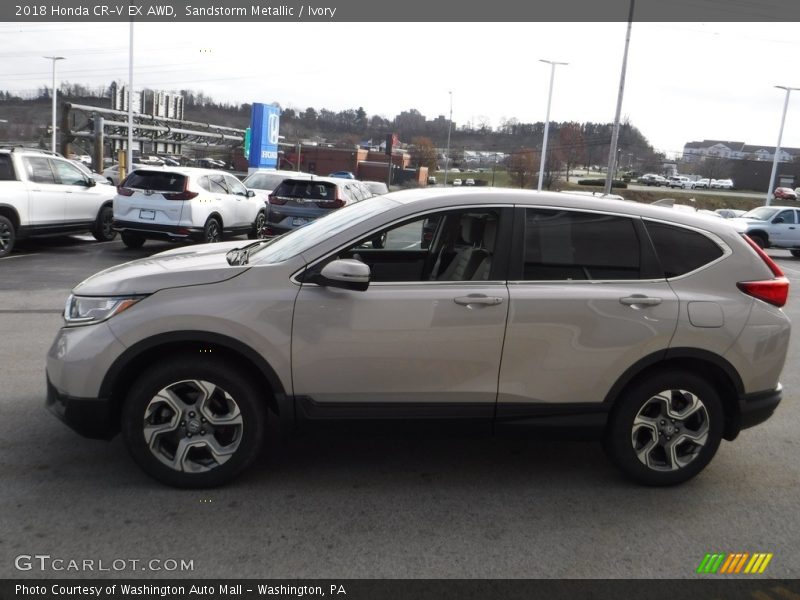 Sandstorm Metallic / Ivory 2018 Honda CR-V EX AWD