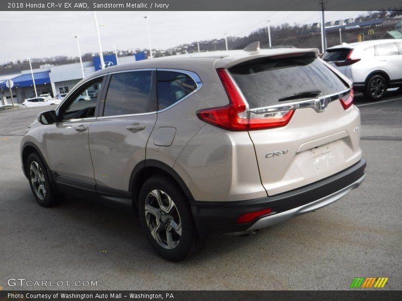 Sandstorm Metallic / Ivory 2018 Honda CR-V EX AWD