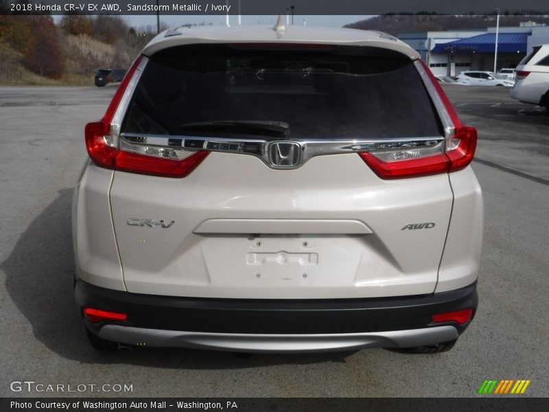 Sandstorm Metallic / Ivory 2018 Honda CR-V EX AWD