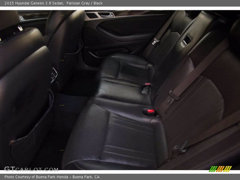 Parisian Gray / Black 2015 Hyundai Genesis 3.8 Sedan