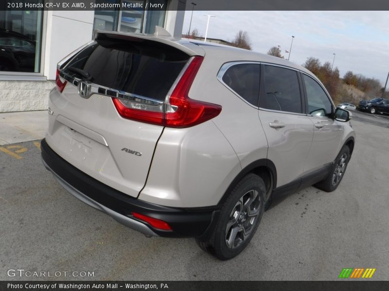 Sandstorm Metallic / Ivory 2018 Honda CR-V EX AWD