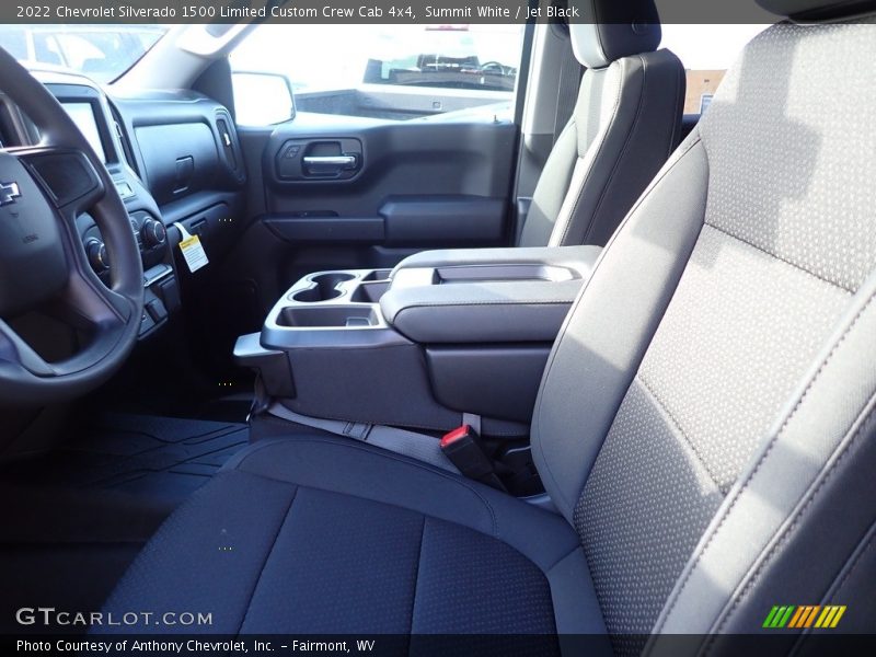 Summit White / Jet Black 2022 Chevrolet Silverado 1500 Limited Custom Crew Cab 4x4