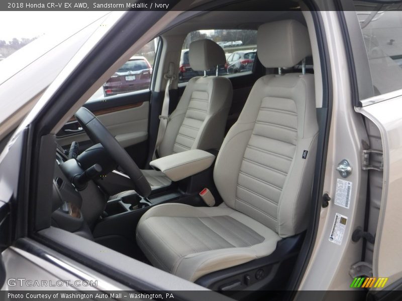 Sandstorm Metallic / Ivory 2018 Honda CR-V EX AWD