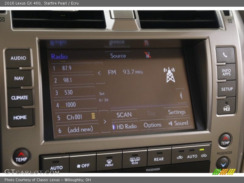 Starfire Pearl / Ecru 2016 Lexus GX 460
