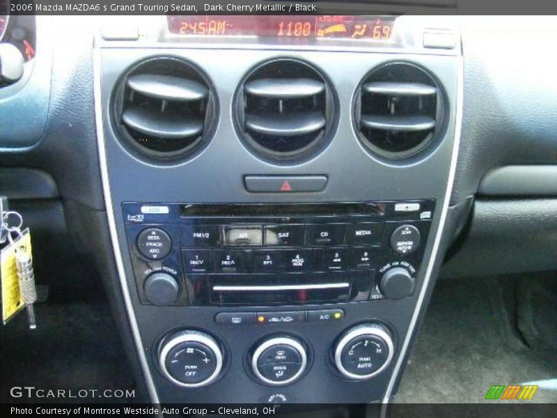 Dark Cherry Metallic / Black 2006 Mazda MAZDA6 s Grand Touring Sedan