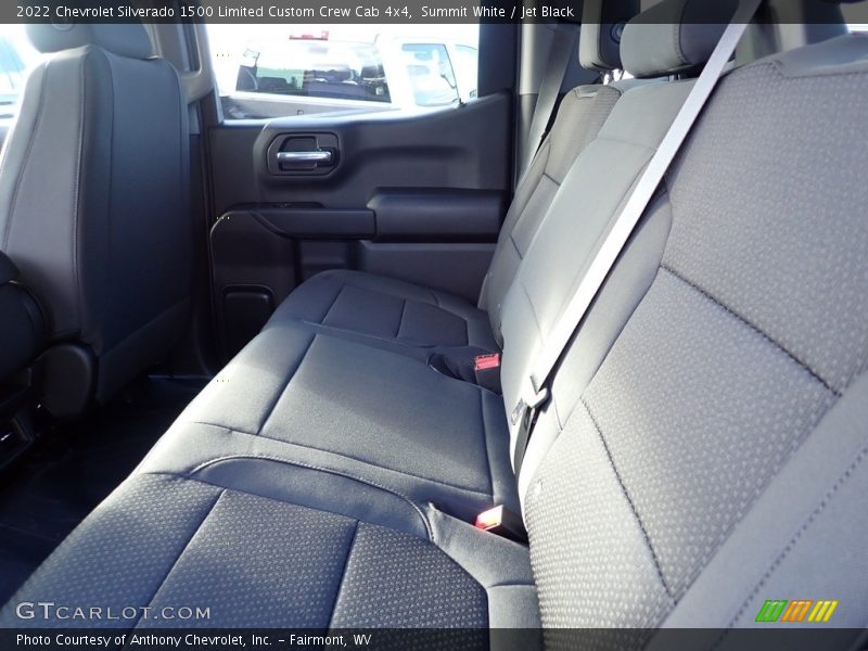 Summit White / Jet Black 2022 Chevrolet Silverado 1500 Limited Custom Crew Cab 4x4