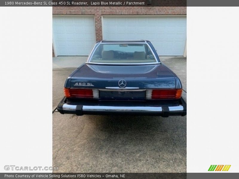 Lapis Blue Metallic / Parchment 1980 Mercedes-Benz SL Class 450 SL Roadster