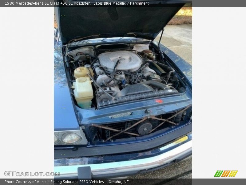  1980 SL Class 450 SL Roadster Engine - 4.5 Liter SOHC 16-Valve V8
