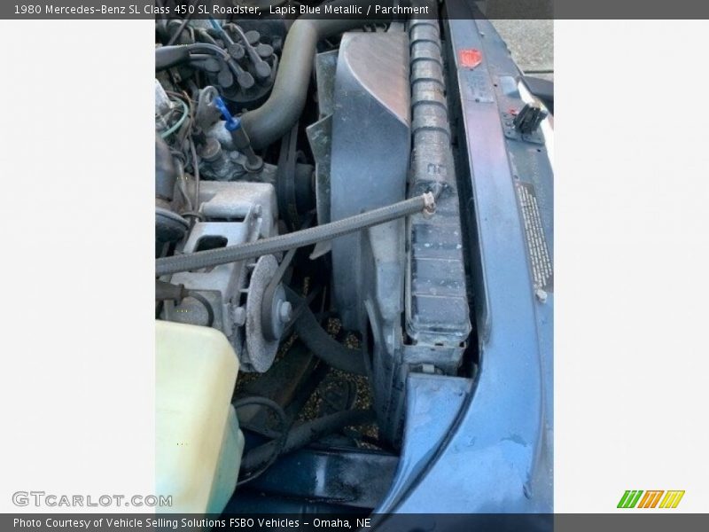 Lapis Blue Metallic / Parchment 1980 Mercedes-Benz SL Class 450 SL Roadster