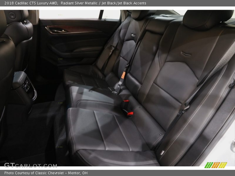 Radiant Silver Metallic / Jet Black/Jet Black Accents 2018 Cadillac CTS Luxury AWD