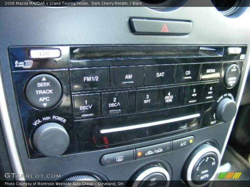 Dark Cherry Metallic / Black 2006 Mazda MAZDA6 s Grand Touring Sedan