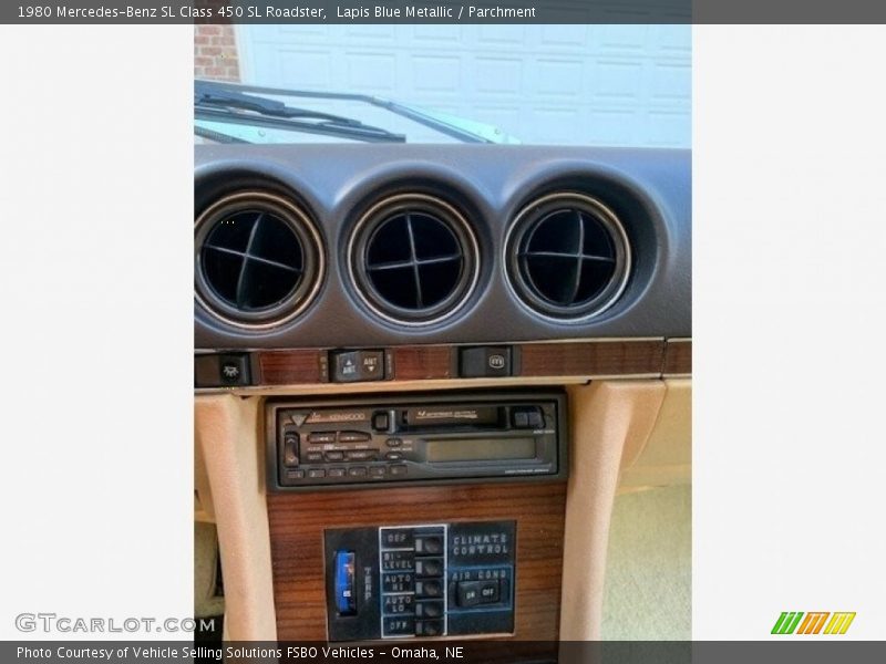 Controls of 1980 SL Class 450 SL Roadster