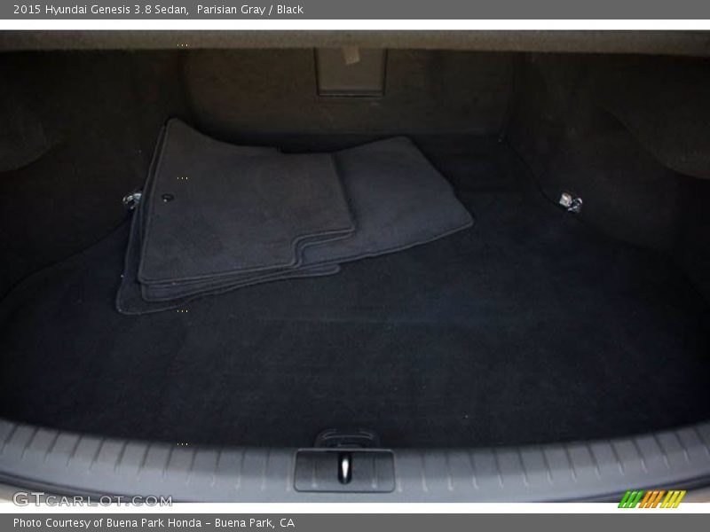 Parisian Gray / Black 2015 Hyundai Genesis 3.8 Sedan