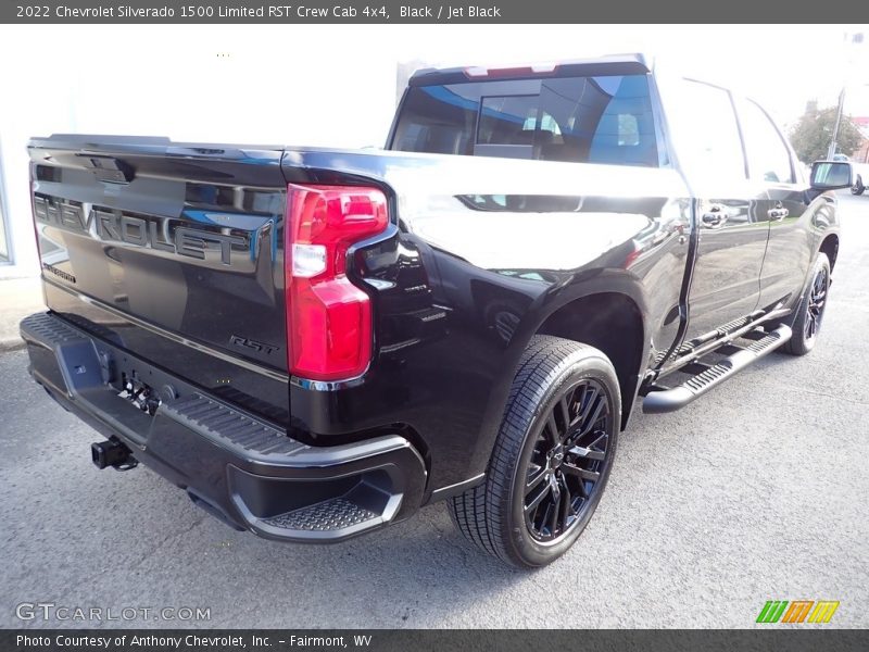 Black / Jet Black 2022 Chevrolet Silverado 1500 Limited RST Crew Cab 4x4