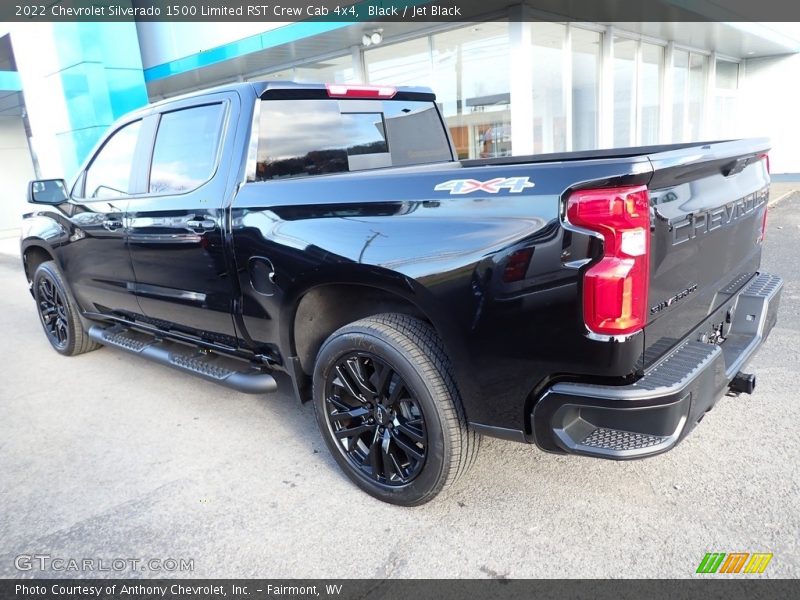 Black / Jet Black 2022 Chevrolet Silverado 1500 Limited RST Crew Cab 4x4