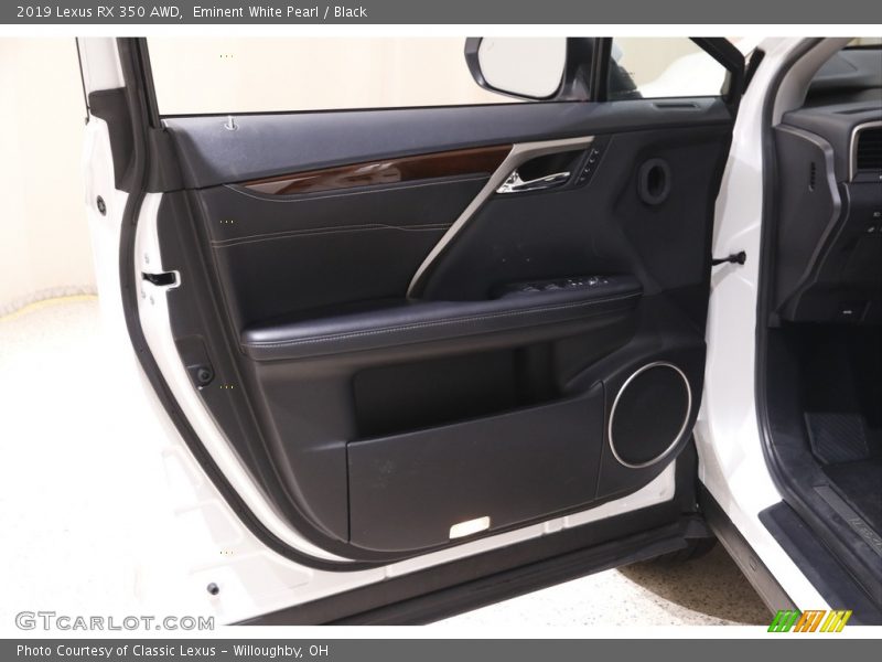 Eminent White Pearl / Black 2019 Lexus RX 350 AWD