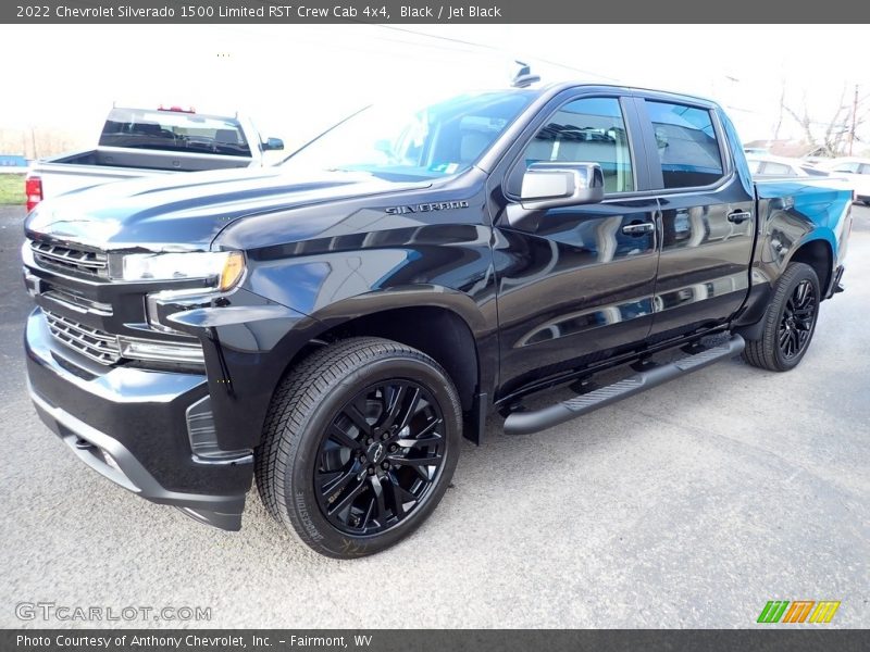 Black / Jet Black 2022 Chevrolet Silverado 1500 Limited RST Crew Cab 4x4
