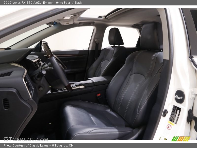 Eminent White Pearl / Black 2019 Lexus RX 350 AWD