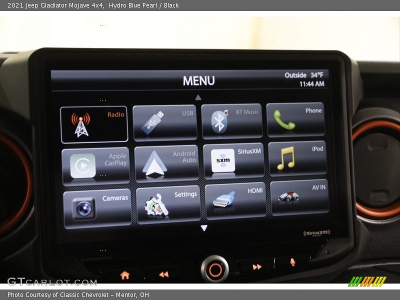 Hydro Blue Pearl / Black 2021 Jeep Gladiator Mojave 4x4