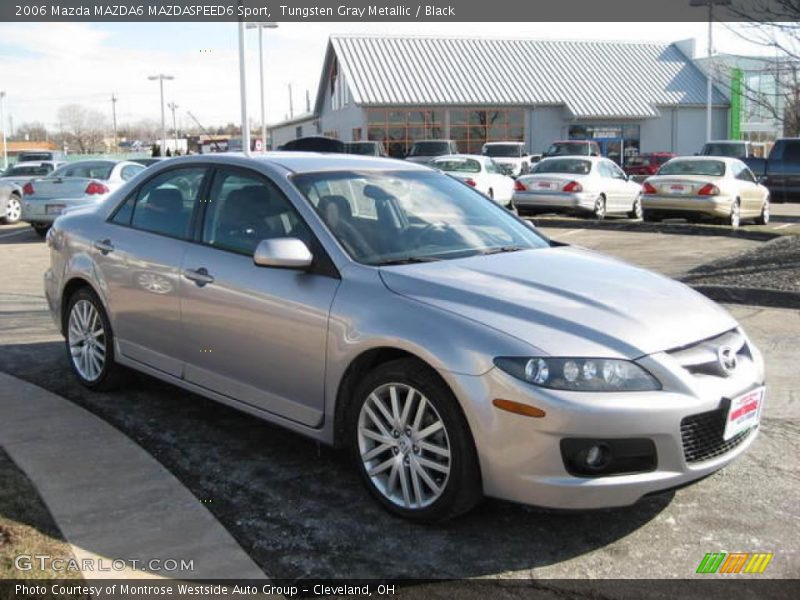 Tungsten Gray Metallic / Black 2006 Mazda MAZDA6 MAZDASPEED6 Sport