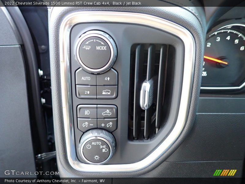 Black / Jet Black 2022 Chevrolet Silverado 1500 Limited RST Crew Cab 4x4