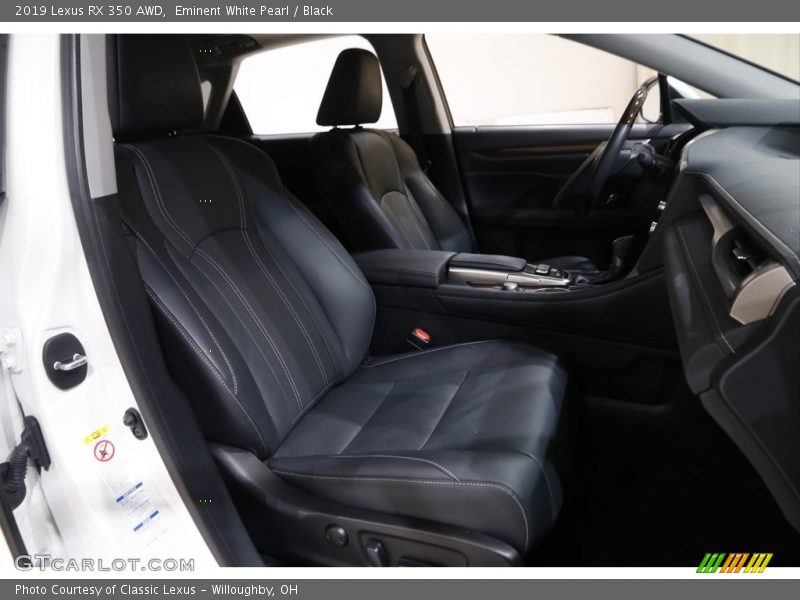 Eminent White Pearl / Black 2019 Lexus RX 350 AWD