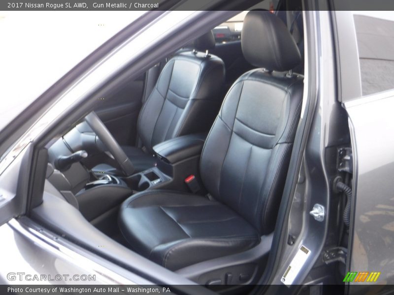 Gun Metallic / Charcoal 2017 Nissan Rogue SL AWD