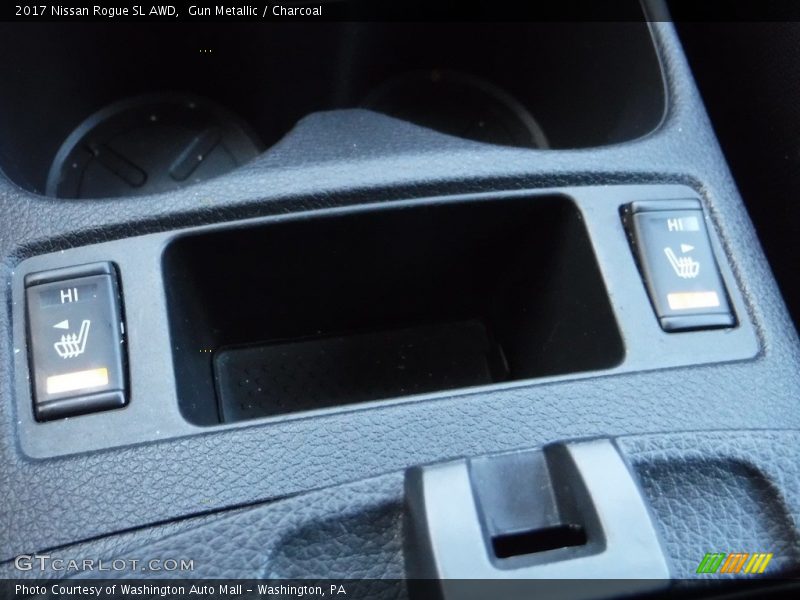 Gun Metallic / Charcoal 2017 Nissan Rogue SL AWD