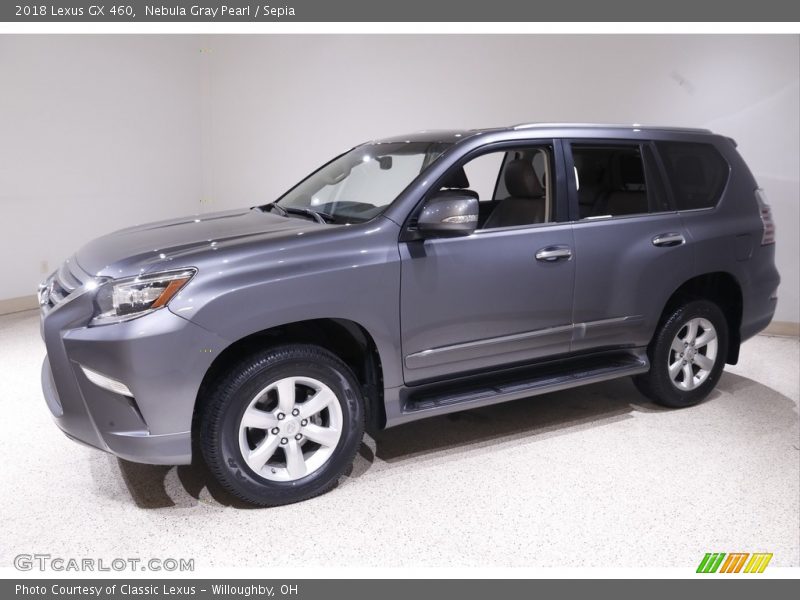 Nebula Gray Pearl / Sepia 2018 Lexus GX 460