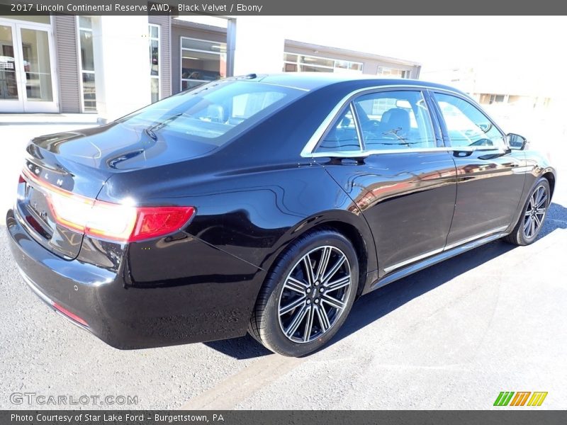 Black Velvet / Ebony 2017 Lincoln Continental Reserve AWD