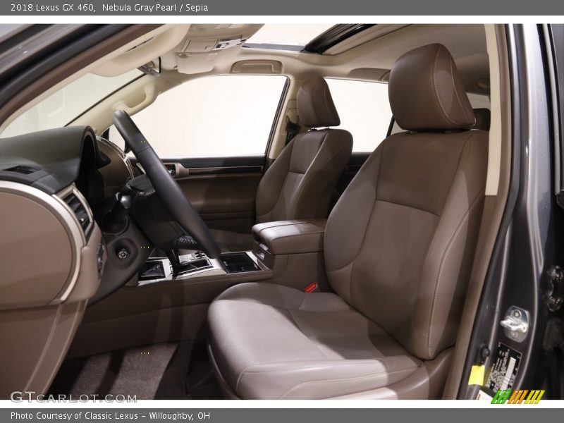 Nebula Gray Pearl / Sepia 2018 Lexus GX 460