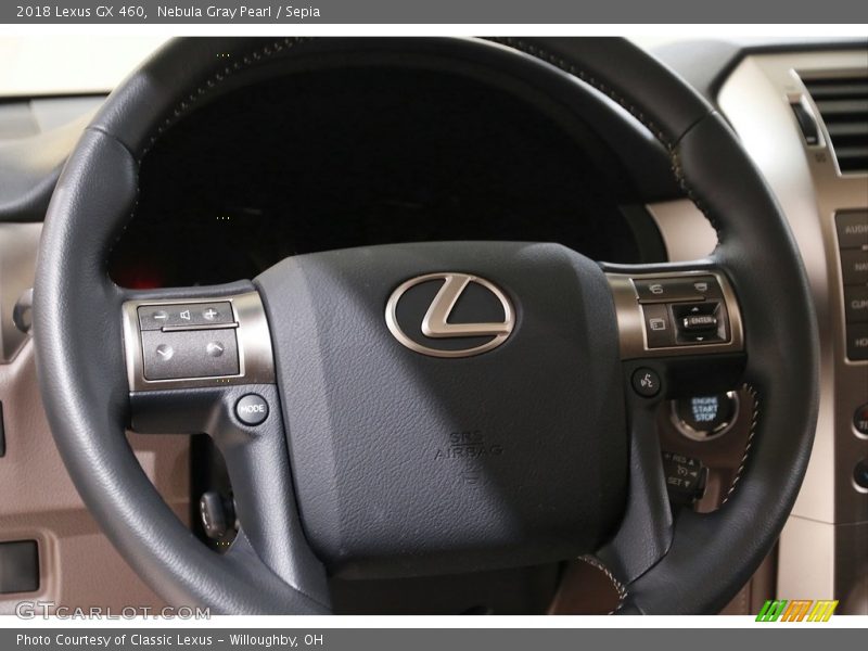 Nebula Gray Pearl / Sepia 2018 Lexus GX 460