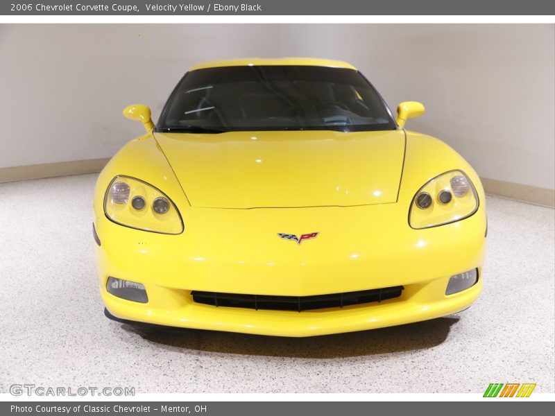 Velocity Yellow / Ebony Black 2006 Chevrolet Corvette Coupe