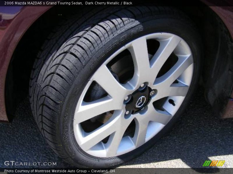Dark Cherry Metallic / Black 2006 Mazda MAZDA6 s Grand Touring Sedan