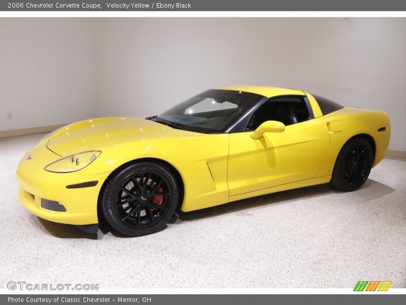 Velocity Yellow / Ebony Black 2006 Chevrolet Corvette Coupe