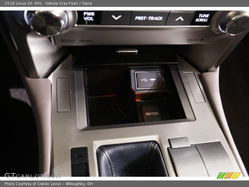 Nebula Gray Pearl / Sepia 2018 Lexus GX 460