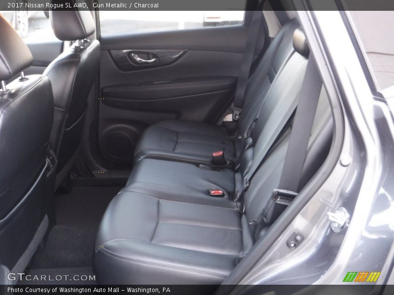 Gun Metallic / Charcoal 2017 Nissan Rogue SL AWD