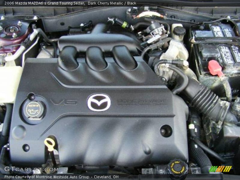Dark Cherry Metallic / Black 2006 Mazda MAZDA6 s Grand Touring Sedan