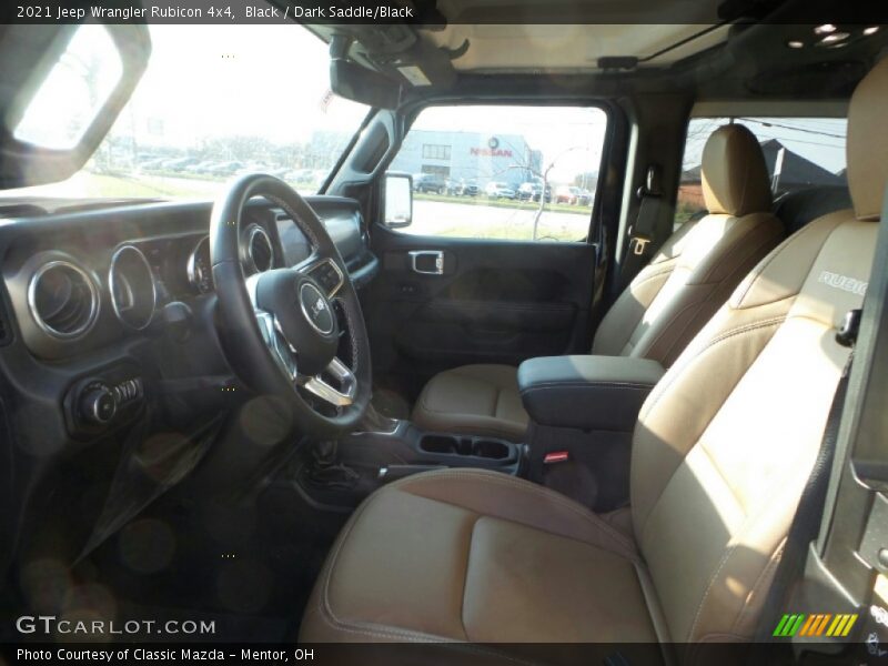 Black / Dark Saddle/Black 2021 Jeep Wrangler Rubicon 4x4