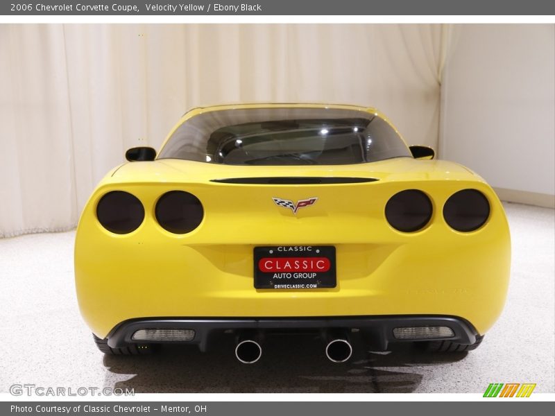 Velocity Yellow / Ebony Black 2006 Chevrolet Corvette Coupe