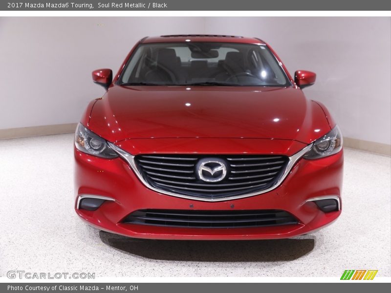 Soul Red Metallic / Black 2017 Mazda Mazda6 Touring