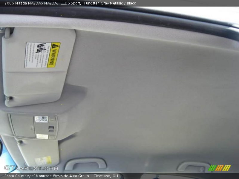 Tungsten Gray Metallic / Black 2006 Mazda MAZDA6 MAZDASPEED6 Sport