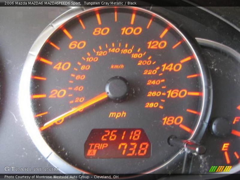 Tungsten Gray Metallic / Black 2006 Mazda MAZDA6 MAZDASPEED6 Sport