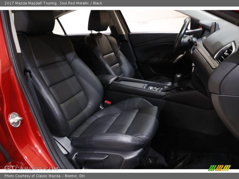 Soul Red Metallic / Black 2017 Mazda Mazda6 Touring