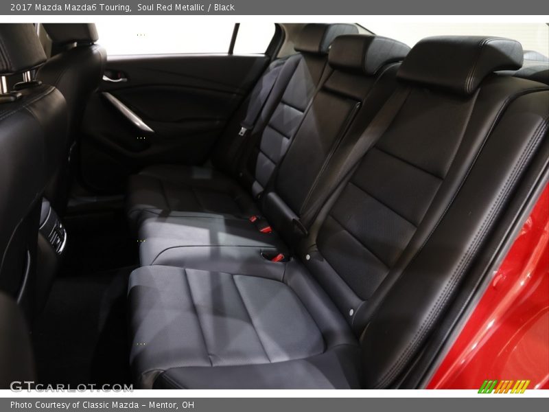 Soul Red Metallic / Black 2017 Mazda Mazda6 Touring