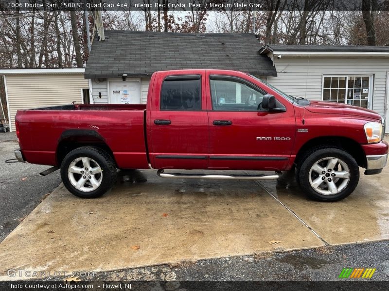 Inferno Red Crystal Pearl / Medium Slate Gray 2006 Dodge Ram 1500 ST Quad Cab 4x4