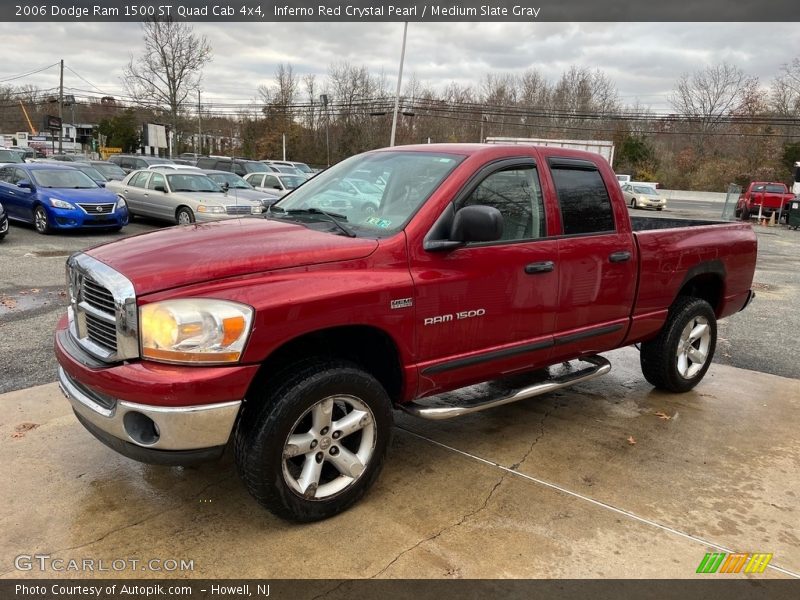 Inferno Red Crystal Pearl / Medium Slate Gray 2006 Dodge Ram 1500 ST Quad Cab 4x4