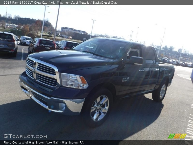 Maximum Steel Metallic / Black/Diesel Gray 2015 Ram 1500 SLT Crew Cab 4x4