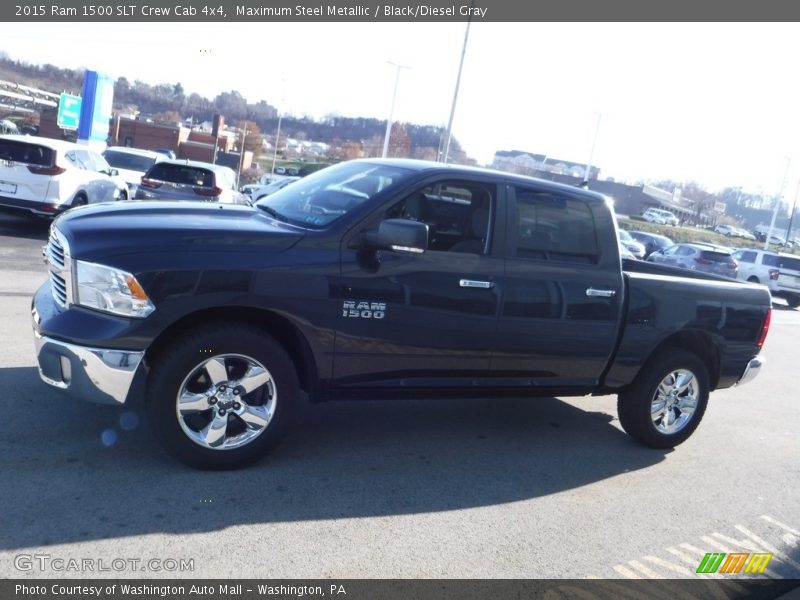 Maximum Steel Metallic / Black/Diesel Gray 2015 Ram 1500 SLT Crew Cab 4x4