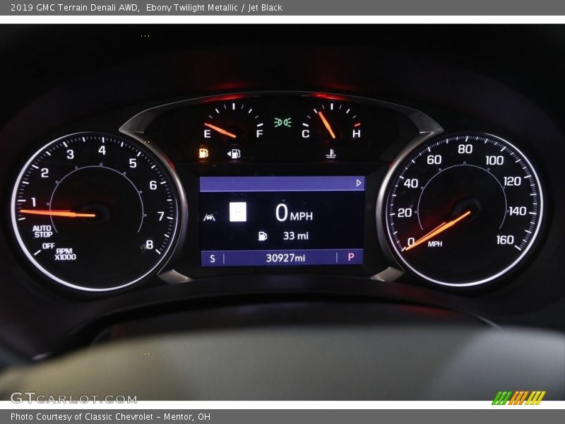 Ebony Twilight Metallic / Jet Black 2019 GMC Terrain Denali AWD